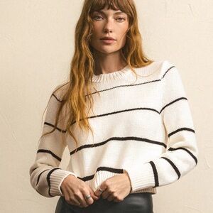 Z supply Milan stripe sweater natural